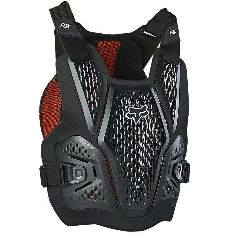 Raceframe Impact Soft Back CE D3O Chest Guard – Black Black S/M
