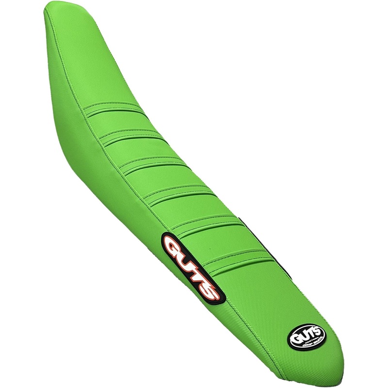 Ribbed Velcro cover Green with Green Ribs Kawasaki KX250 21-23, KX450 19-23 Green