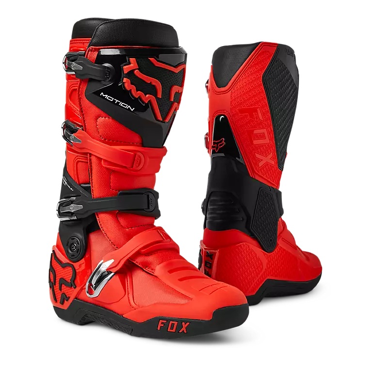 Motion Boots – Flo Red UK 5 Flo Red