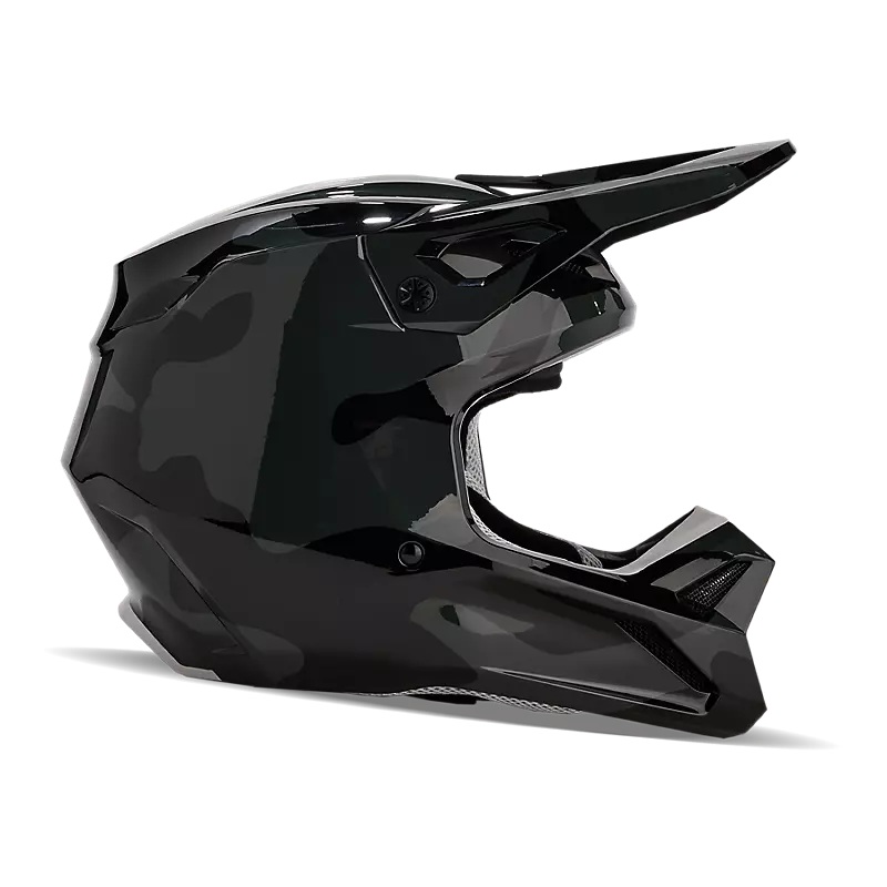 Youth V1 Bnkr Helmet – Black Camouflage Youth Small