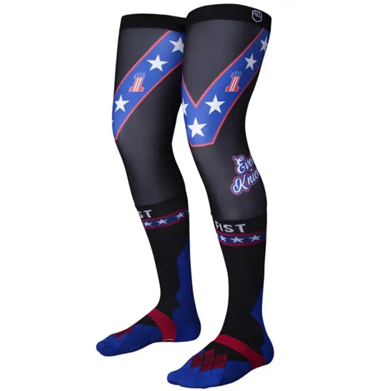 Fist Kinevel – Moto Socks Black Black Small/Medium