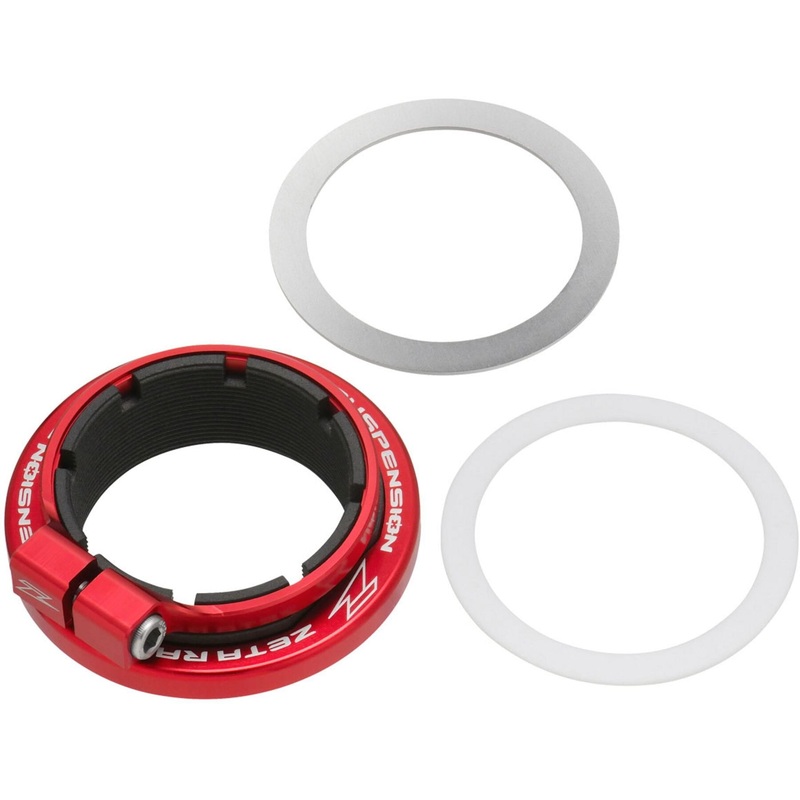Rear Shock Preload Adjuster 50mm Showa – Fits Honda, Kawasaki and Suzuki – Red One size Red