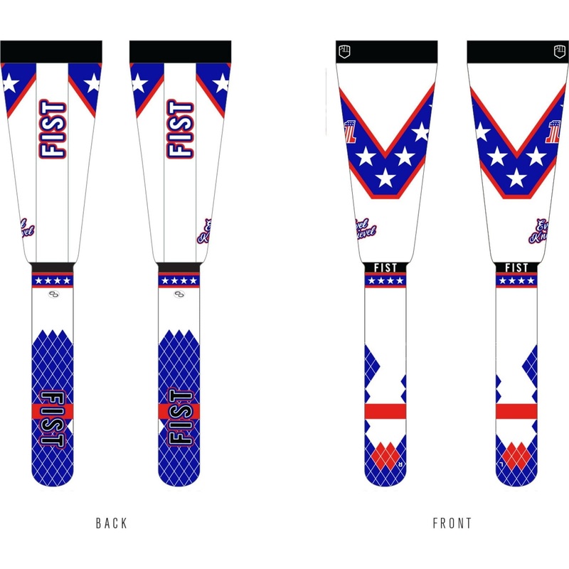 Special Edition Evel Knievel Moto sock White – SM/MD – Socks Small / Medium White