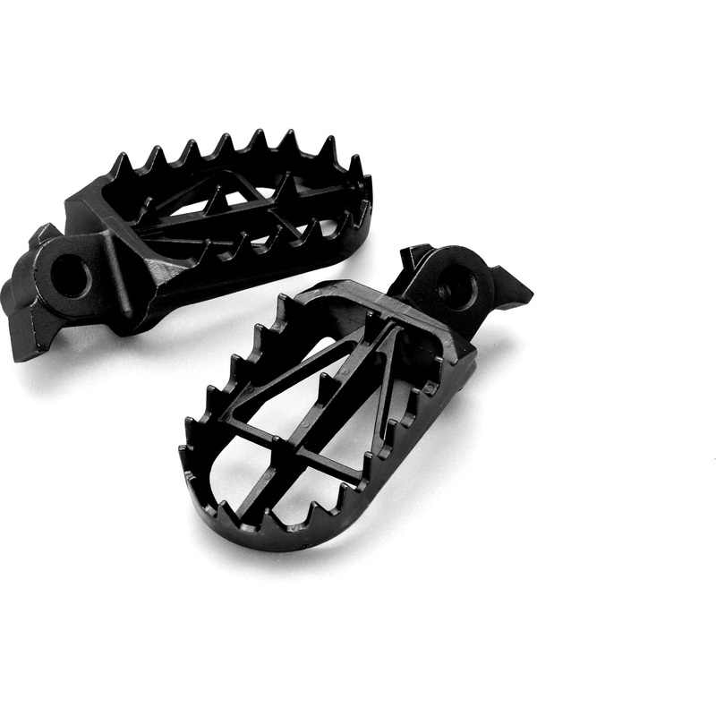 Ultra Wide foot pegs KTM 65-525 09-15 and Husky TC 85-250 14-15 KTM Black