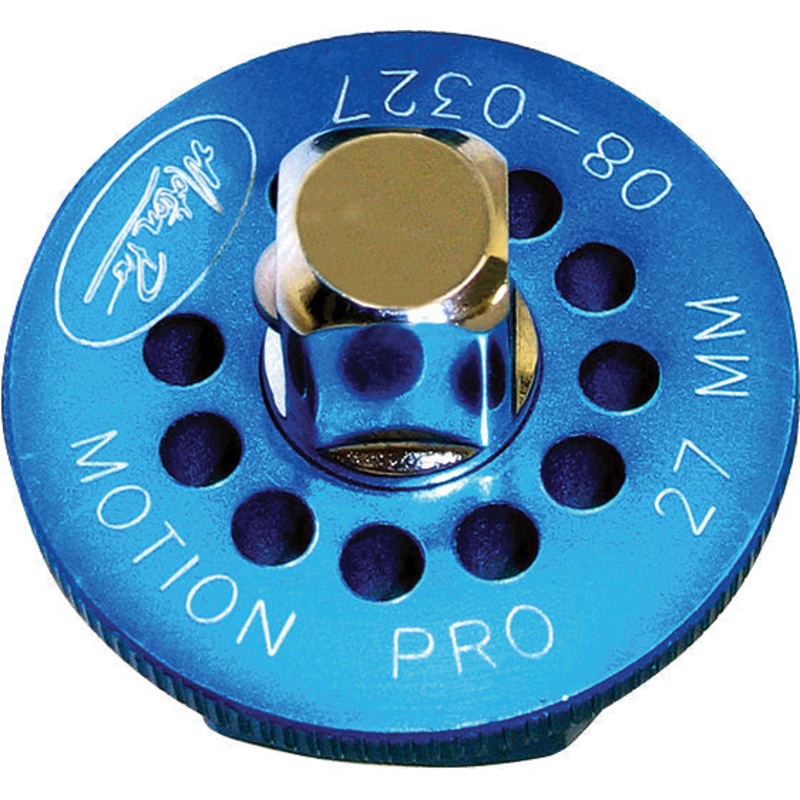 T6 lever Adapter 27 mm to 3/8 drive 27 mm Blue
