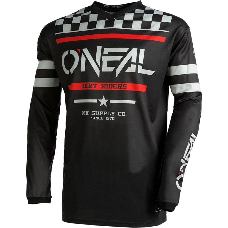 ELEMENT Youth Jersey SQUADRON V.22 black/gray Large