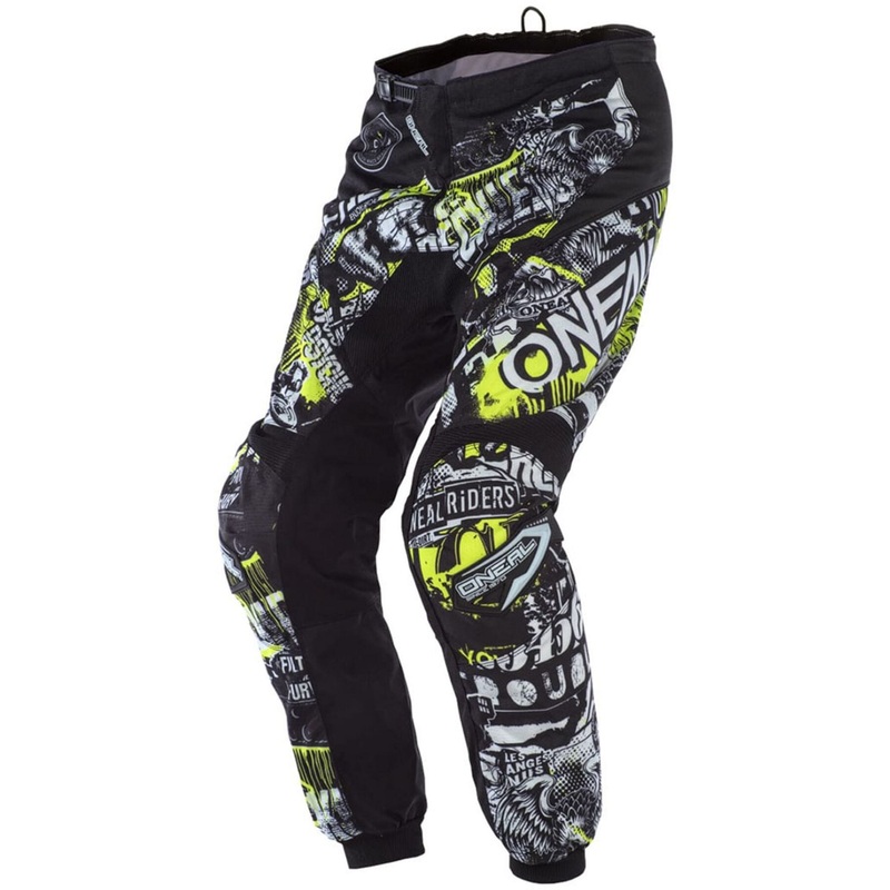 ELEMENT Youth Pants ATTACK 22 Black / Yellow