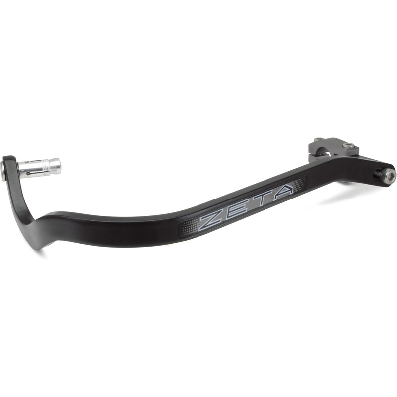 Armor Hand Guard Bend for 22.2mm bar inc mount kit 22.2 mm bar Black