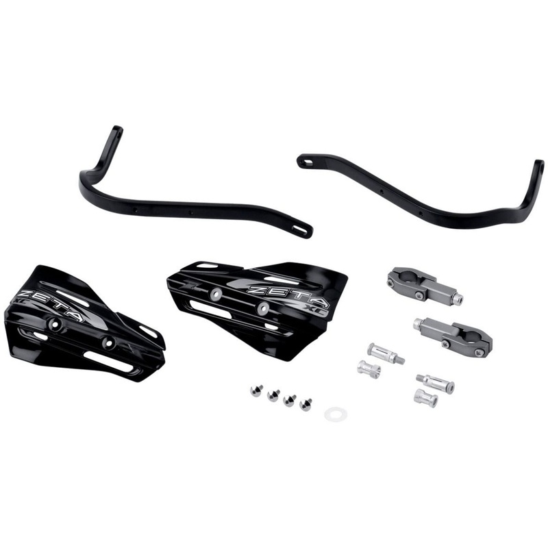 Armor Hand Guard XC kit for 22.2mm bars inc mounts and xc protector Black One size Black