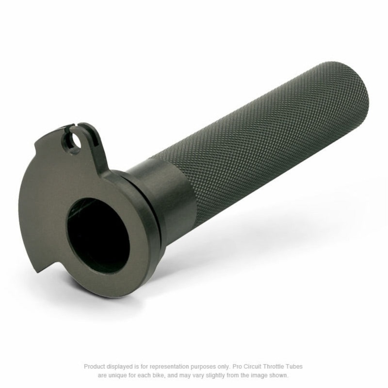 Billet Throttle tube Honda CR125-500 89-07, KTM SX125-380 97-05 One size Black