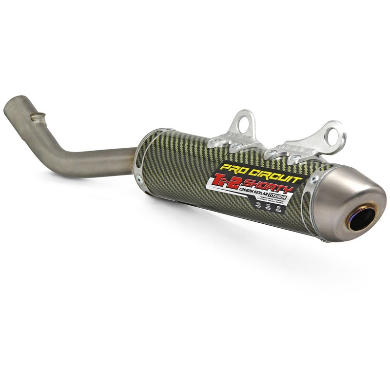 Ti-2 carbon silencer KTM SX250 300 17-18, Husky TC250 300 17-18 300EXC 17 Black