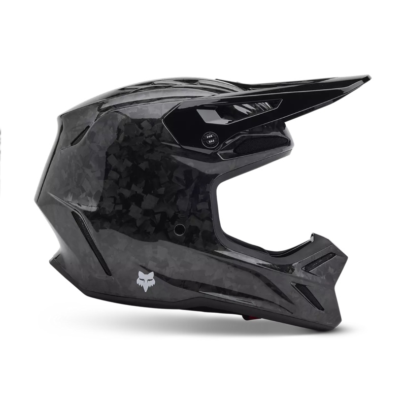 V3 RS CARBON SOLID HELMET – BLACK XS