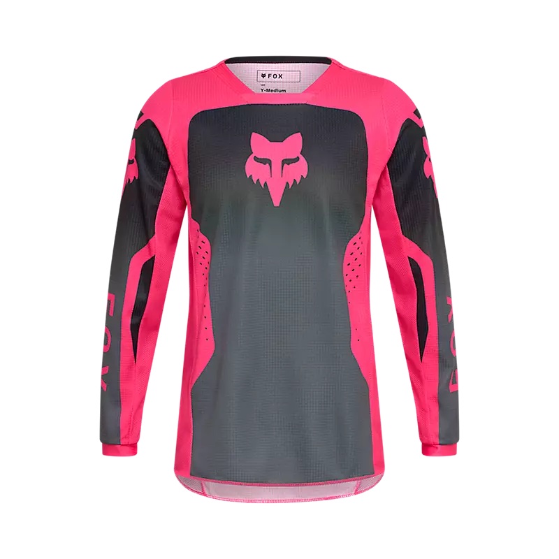 YTH GIRLS 180 SHIELD JERSEY – BLACK/PINK YS