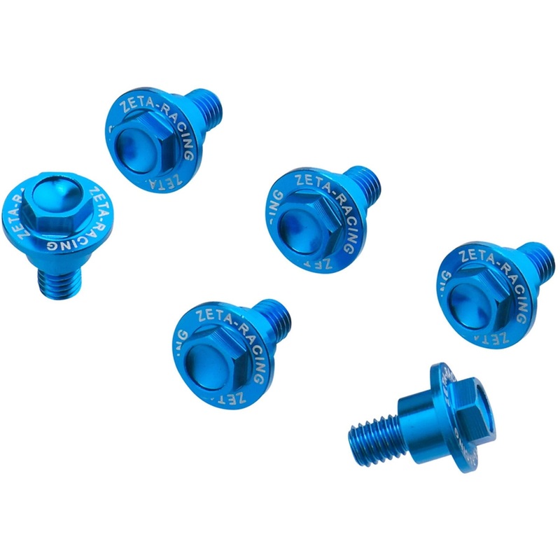 Fork Guard Bolt Set 6pcs.KTM/HQV. H-Blue One size Blue