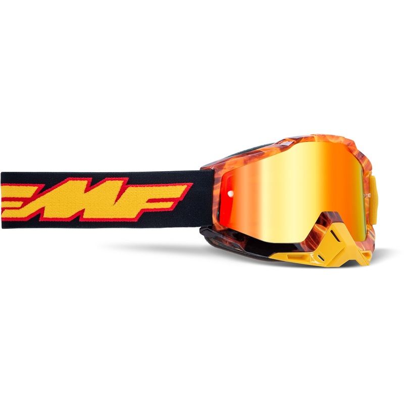 POWERBOMB Goggle Spark Mirror Red Lens Black