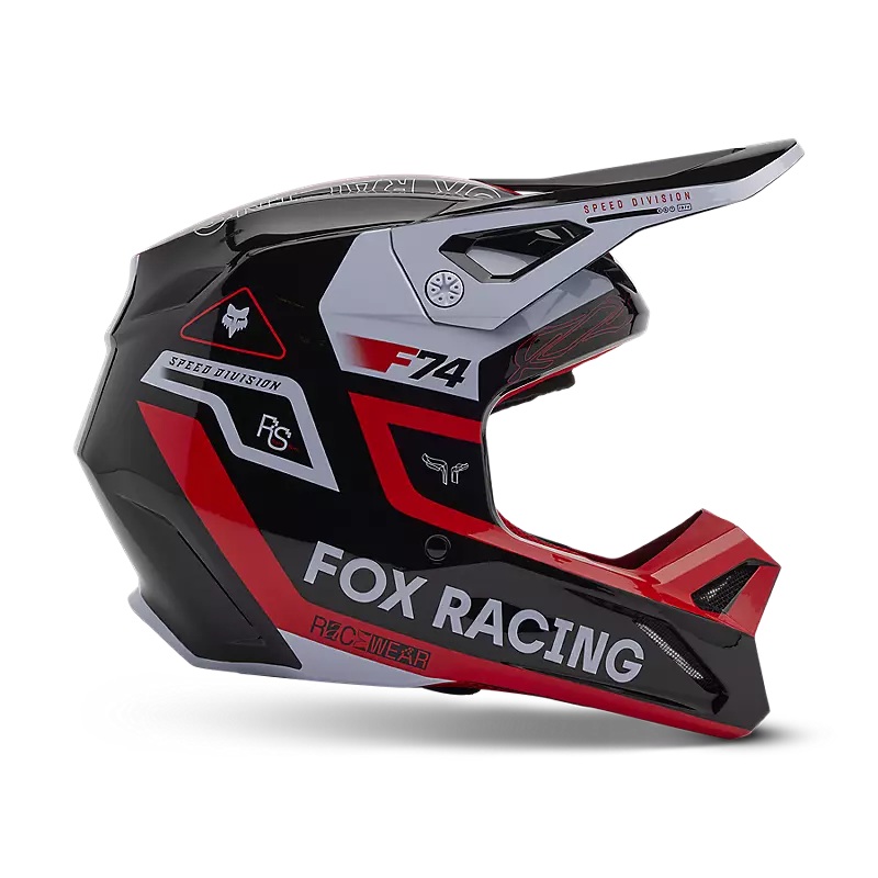 V1 Race Spec Helmet Fluorescent Red XS