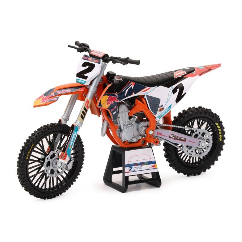 RedBull KTM Aaron Plessinger Toy Bike SXF450 SX-F 1:12 Scale