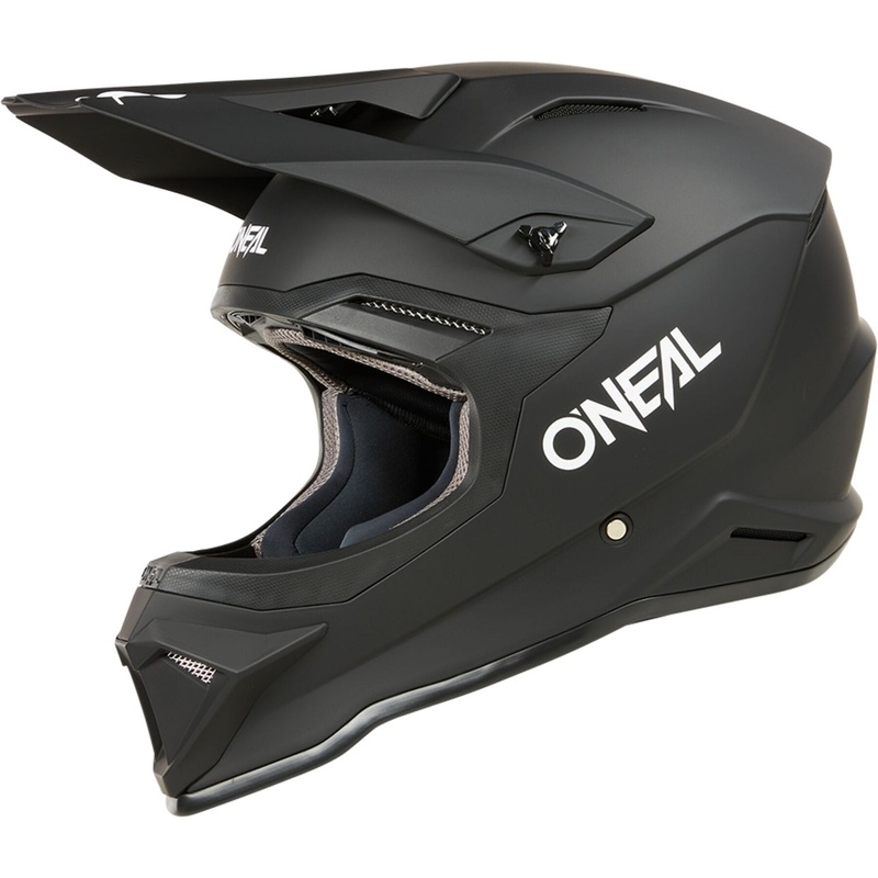 1SRS Youth Helmet V.24 Solid black Medium