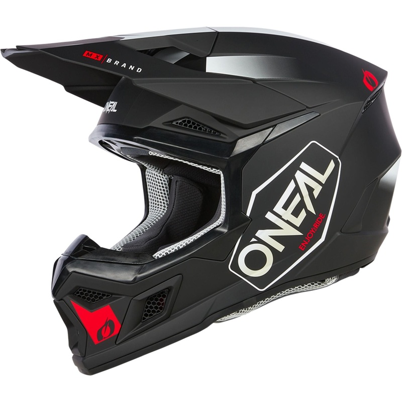 3SRS Helmet HEXX V.24 Black / White / Red Small
