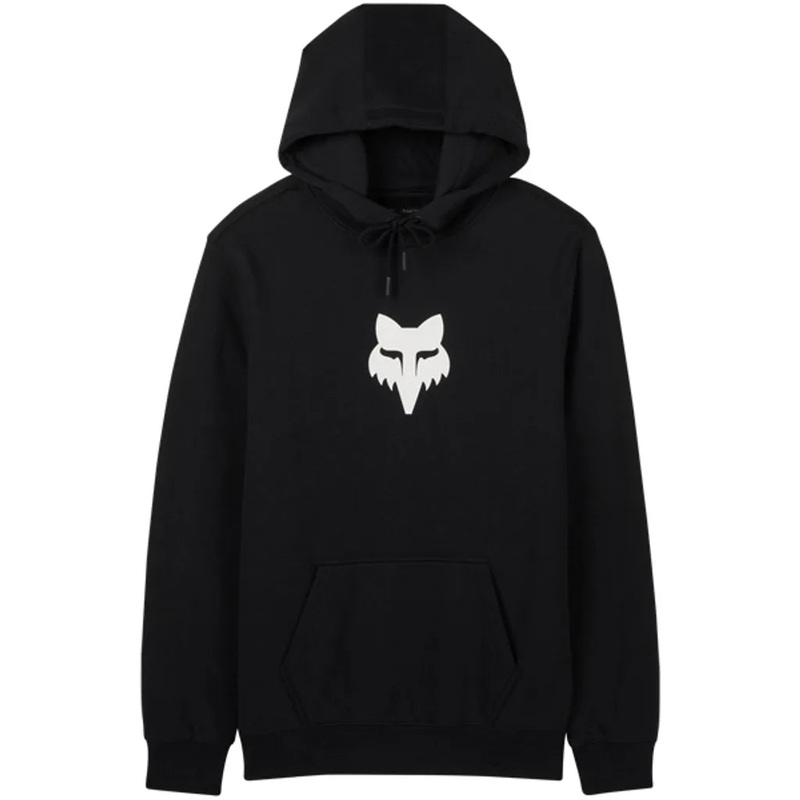 Fox Head Pullover Hoodie – Black Small