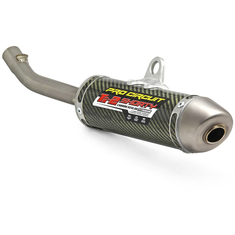 Ti-2 carbon silencer Honda CR250R 92-97 One size Black