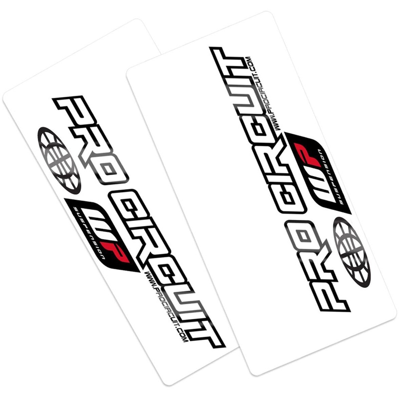 WP Fork decals One size Black / White