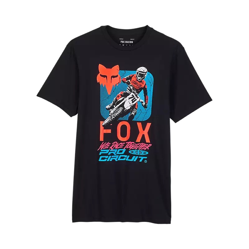 Fox X Pro Circuit Premium Tee Black Black Small