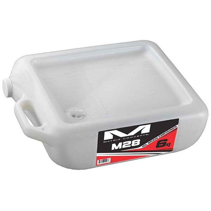 M28 Oil Drain Container Wht- 6 Qt One size White