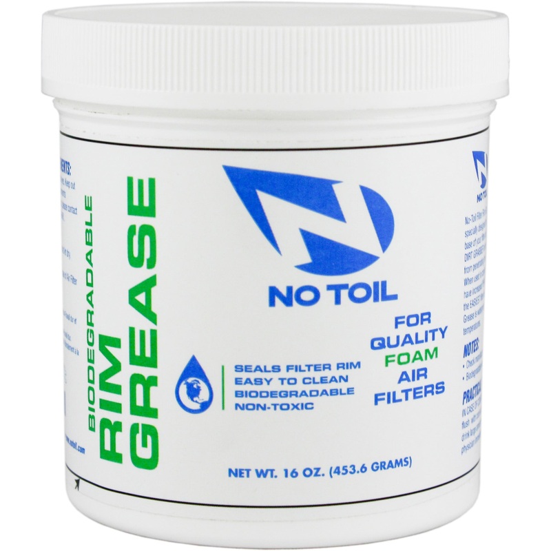 NoToil Rim grease tub 16 oz 16oz White
