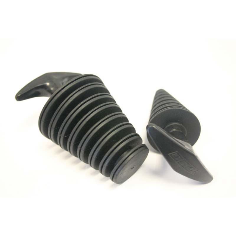 Silencer Plug Exhaust Bung Small Black