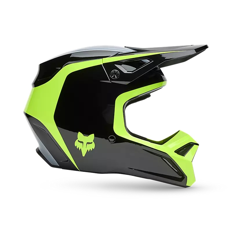 V1 Flow Helmet XSmall Black/Yellow