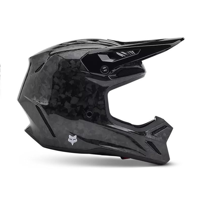 V3 RS CARBON SOLID HELMET Black XS