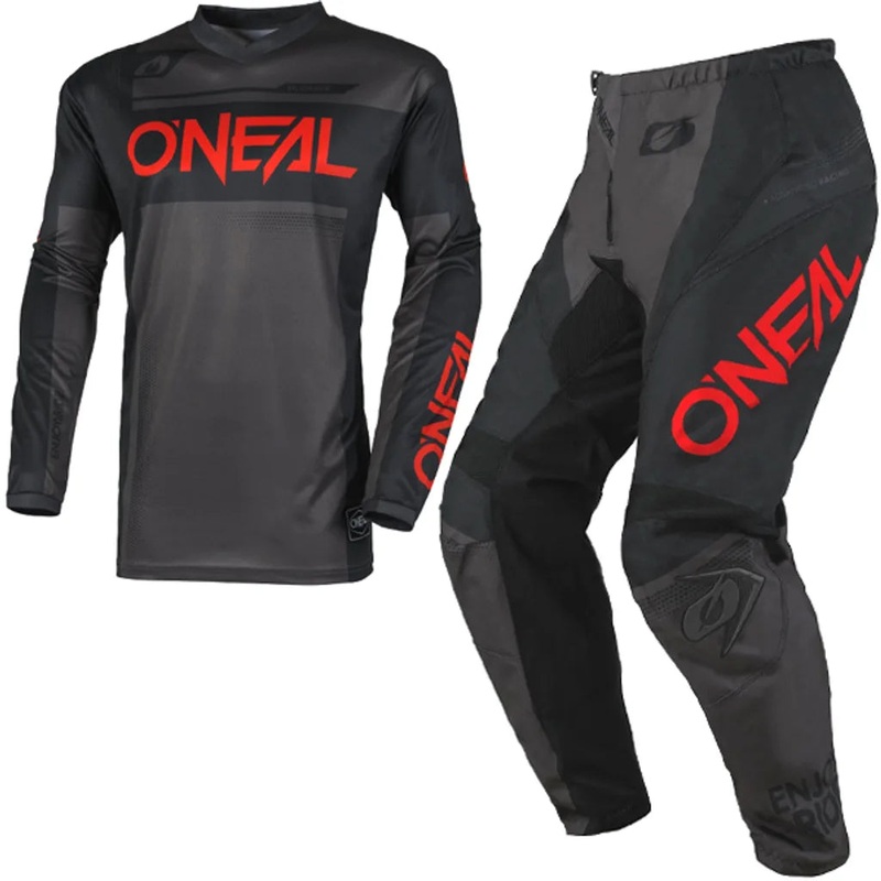 Element Jersey Racewear Kit Combo – Black/Gray Small 32