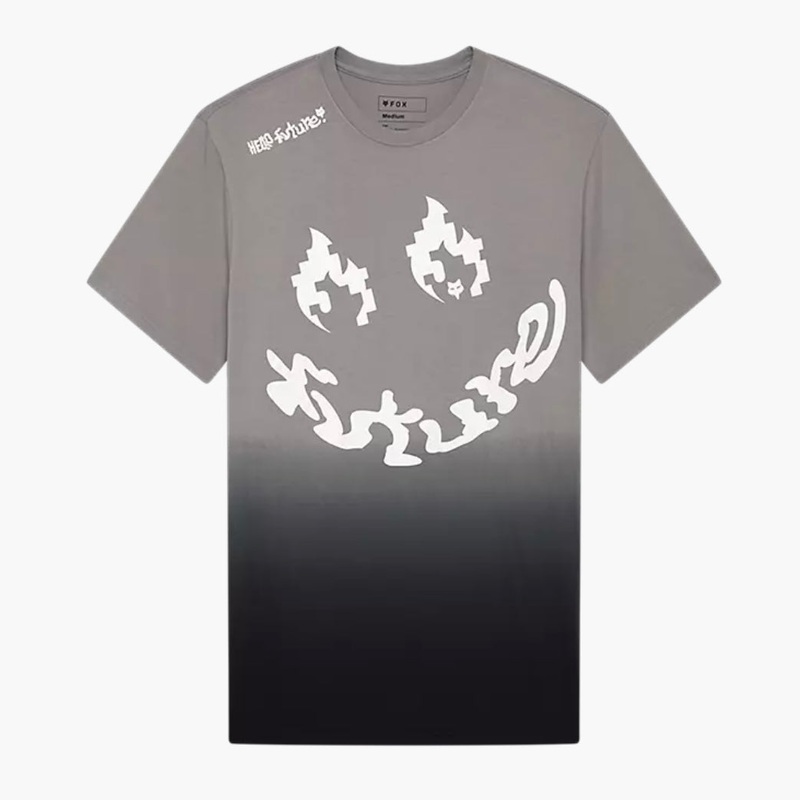 Fox Hello Premium Tee – Steel Grey Small