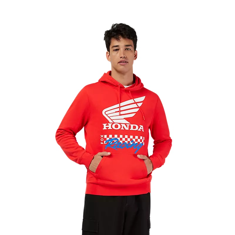 Fox Honda Pullover Hoodie – Red Small