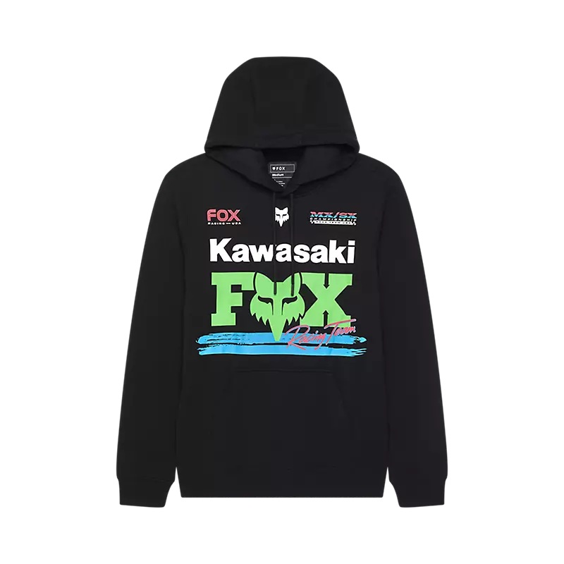 Fox Kawasaki Pullover Hoodie – Black Small