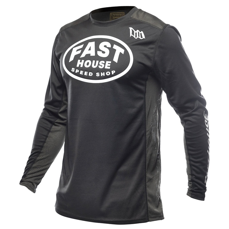 Grindhouse Air-Cooled Ramble Jersey – Black/Gray S