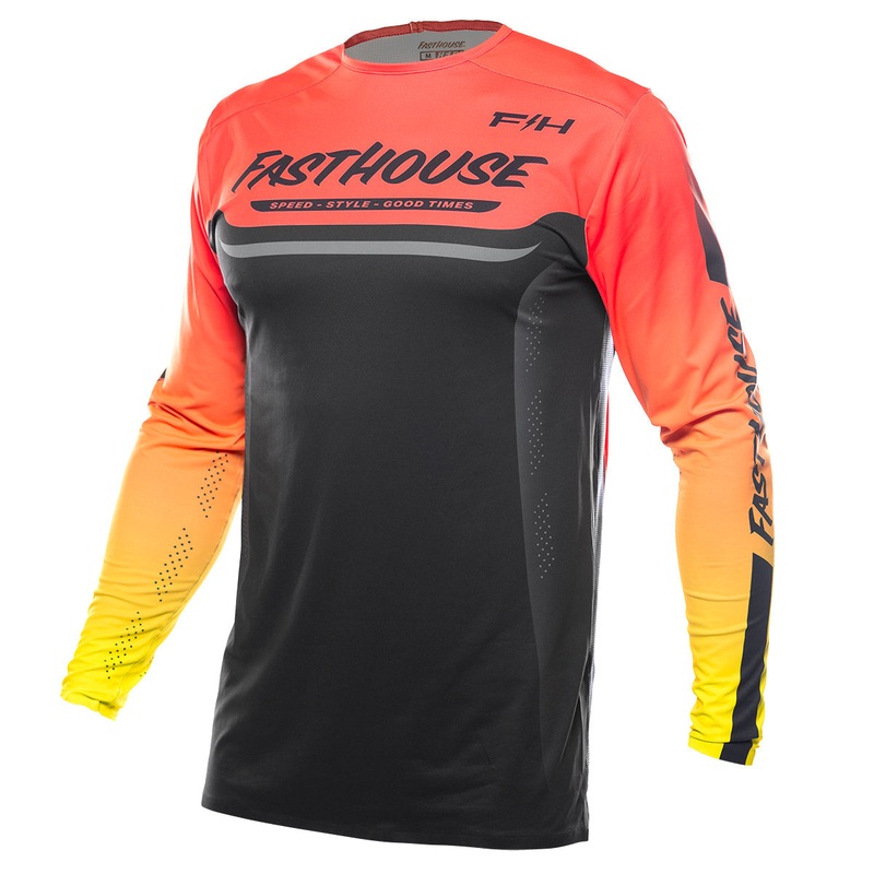 Helix Circuit Jersey – Hyper Coral/Black S