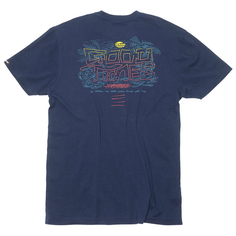 Lagoon Tee – Navy S