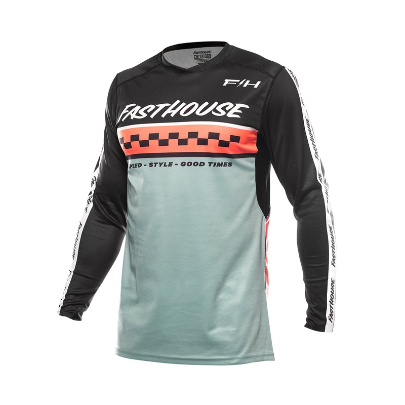 Youth Elrod Formula Jersey – Oceanic Mint/Hyper Coral YXS