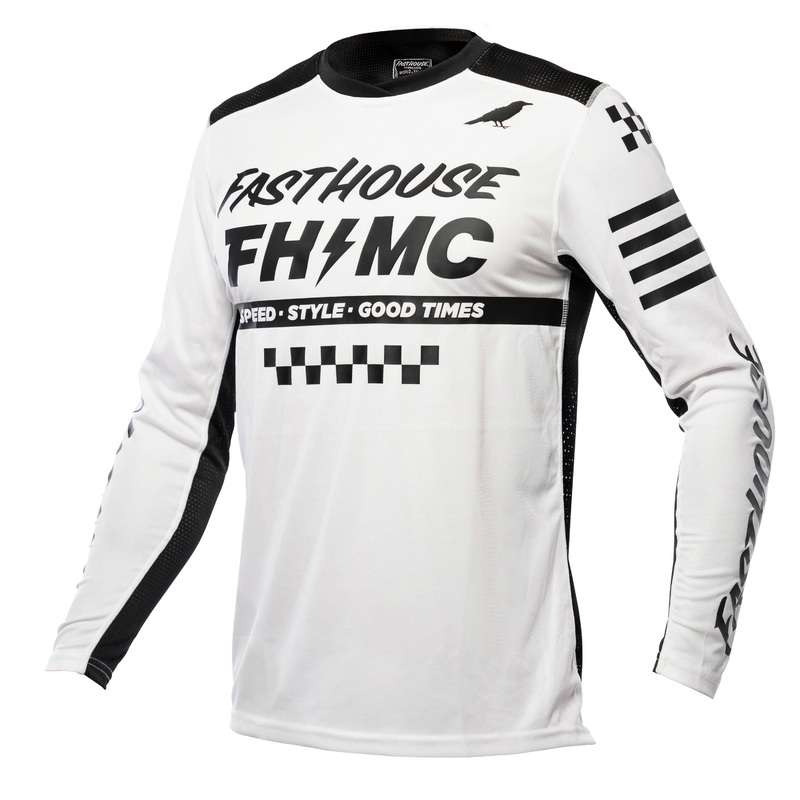 A/C Elrod Long Sleeve Jersey S White