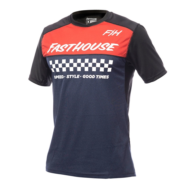 Alloy Mesa Short Sleeve Jersey – Heather Red/Navy S