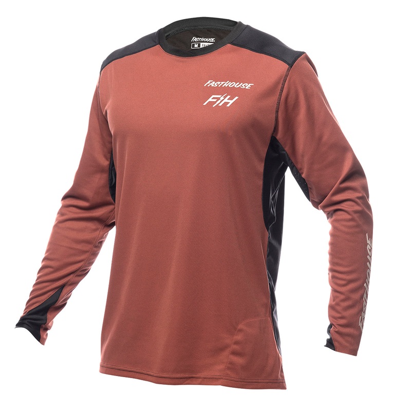 Alloy Rally Long Sleeve Jersey – Clay/Black S