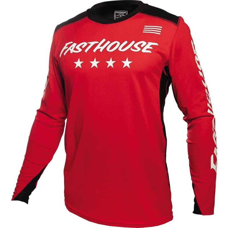 Raven L1 Long Sleeve Jersey 3XL Red/White