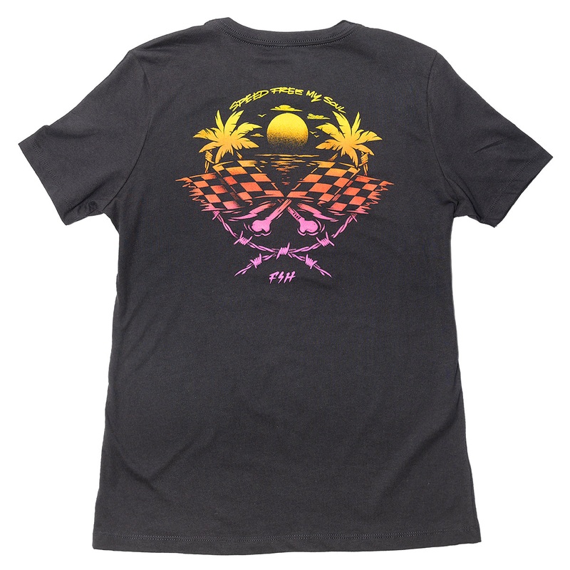Sun Struck Women’s Tee – Black WSM