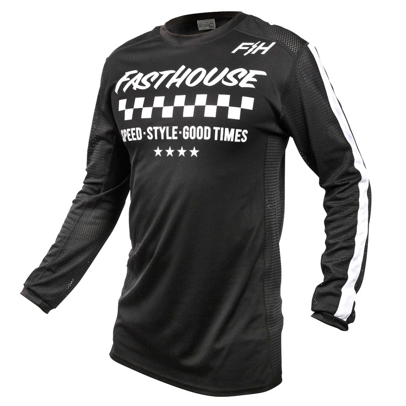 USA Originals Air Cooled Long Sleeve Jersey S Black