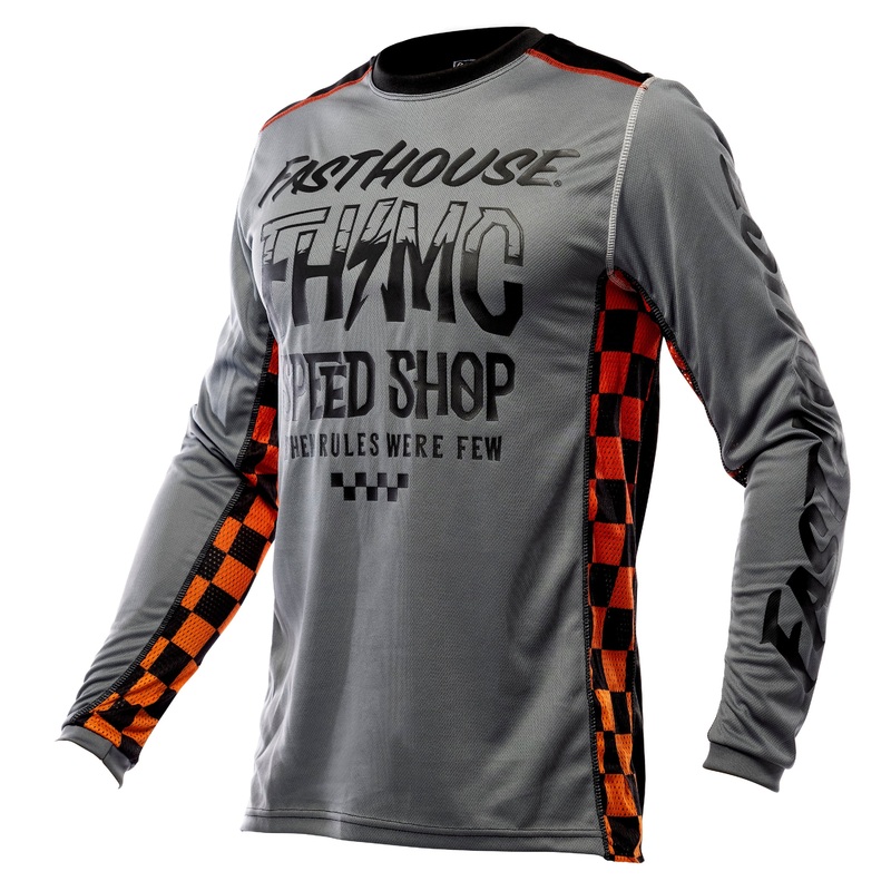 Youth Grindhouse Brute Long Sleeve Jersey YS Grey/Black