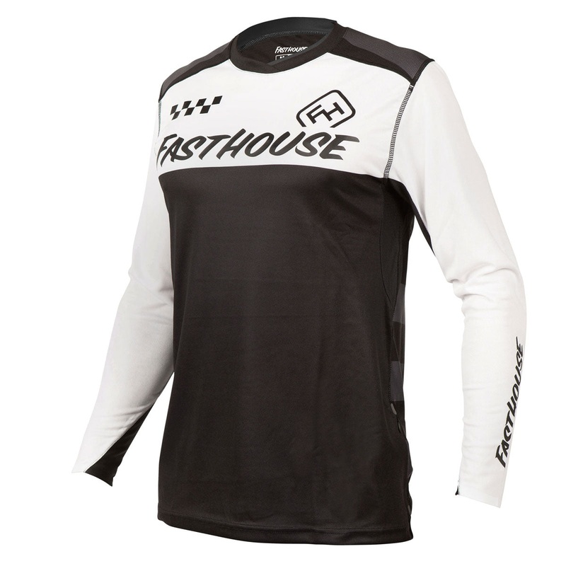 Alloy Block LS Jersey – White/Black S