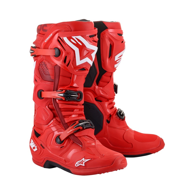 Alpinestars Tech 10 – Red Boots US 10 / EU 44.5