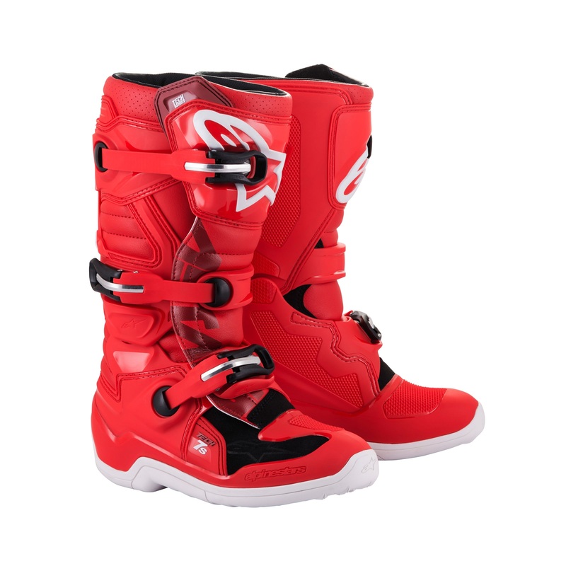 Alpinestars Tech 7S Youth – Red Boots US 2 / EU 34
